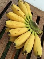 Ripe Yellow Bananas