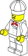 drawn lego cook