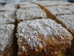 Closeup photo of tasty cakes