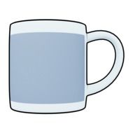 clipart of the Blue mug