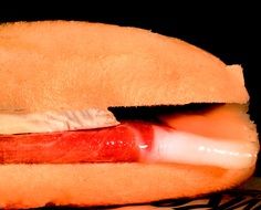 Close-up of the sandwich