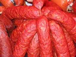salami sausages