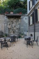 cafe on the street in Zurich