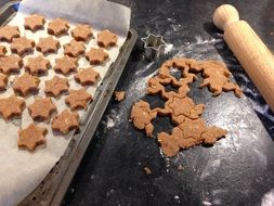 making homemade cookies