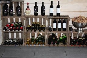 wooden wine storage boxes