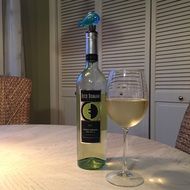 Wine cocktail in the bottle