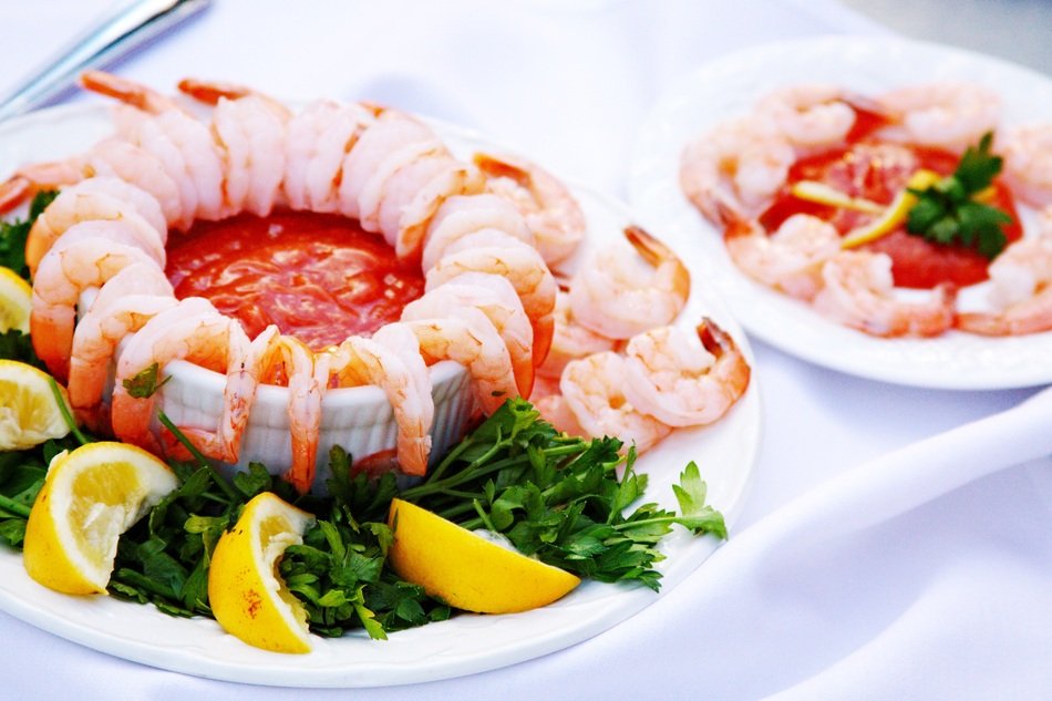 nice and tasty seafood presentation