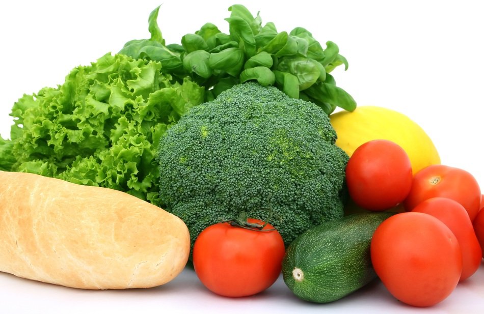 wallpaper with healthy vegetables