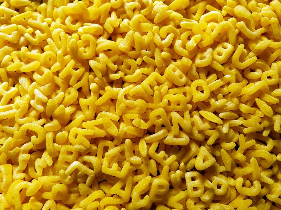 closeup noodles