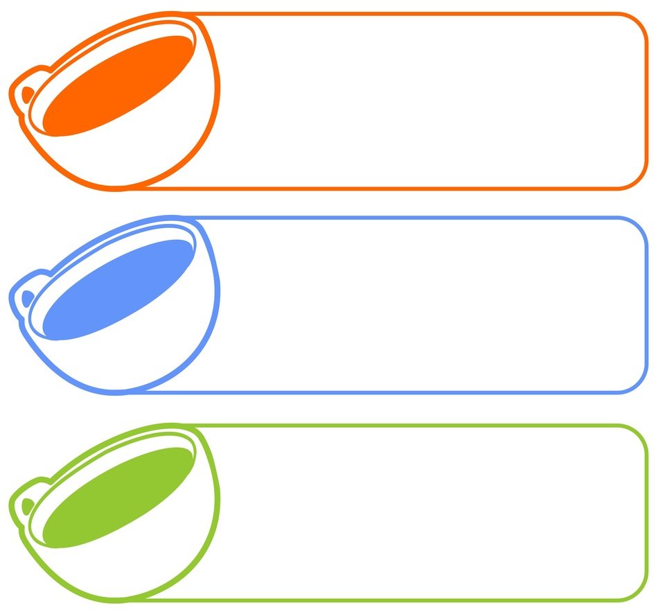 multicolored note plates