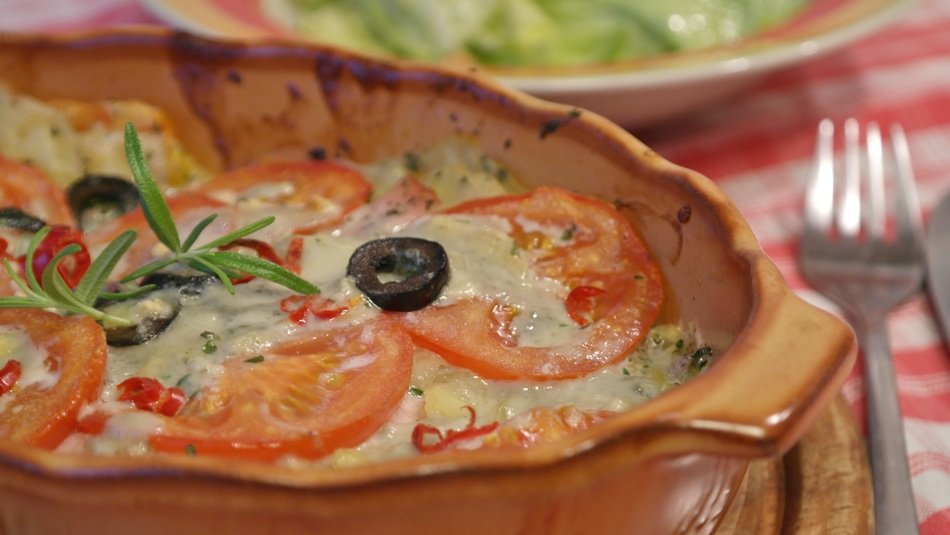 gratin with vegetables