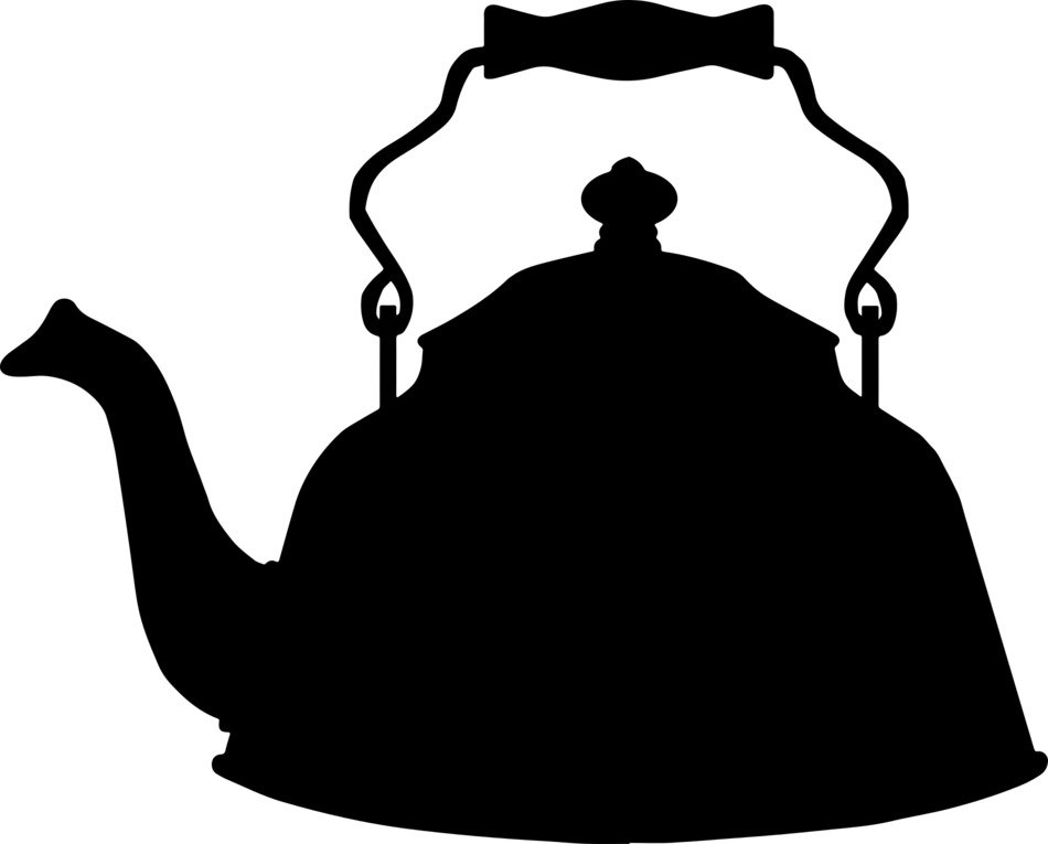 Silhouette Tea drawing