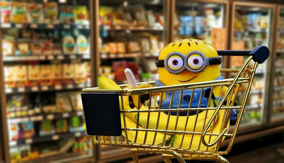 Minion with bananas