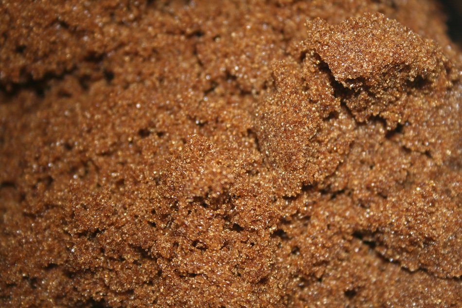 pile of Brown Sugar close up