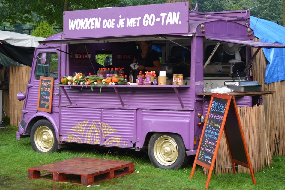 Picture of purple Food Truck