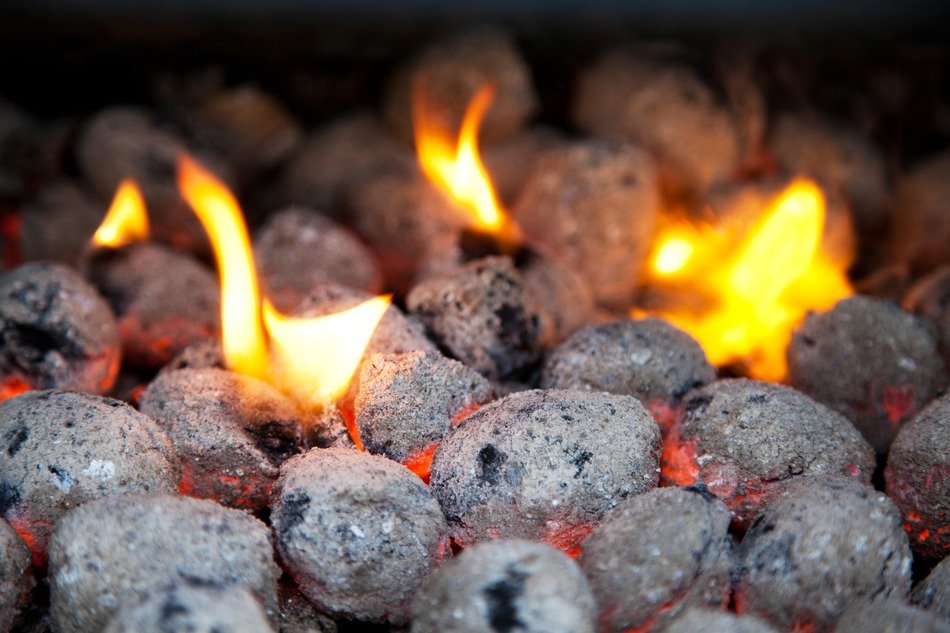 Charcoal for the barbecue