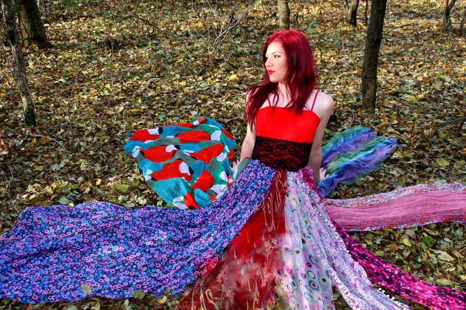 beautiful Girl Autumn Fantasy Wild Forest