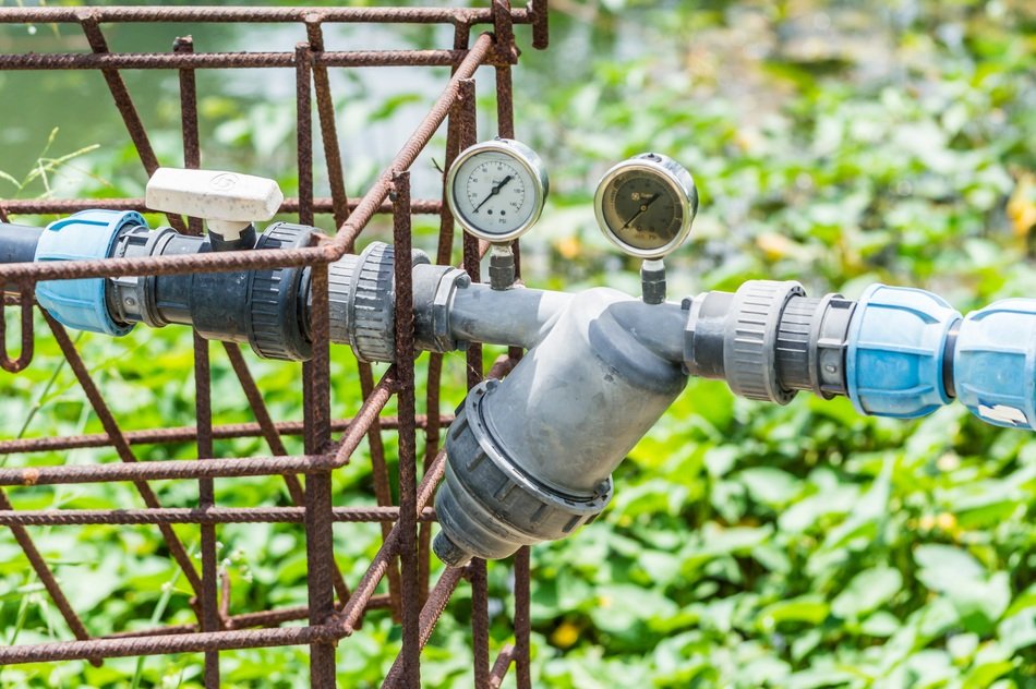 rural water pump in Africa