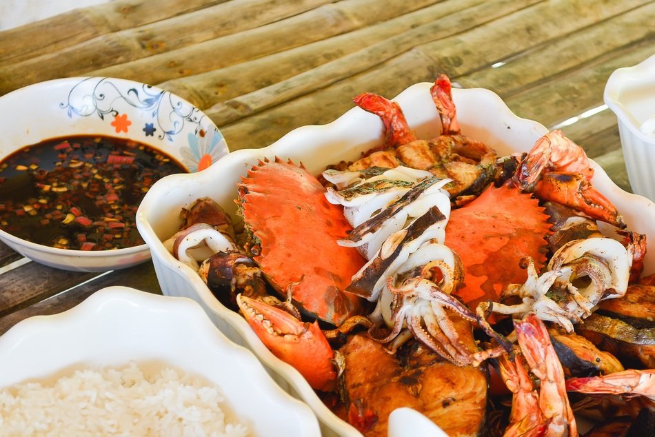 crabs with sauce
