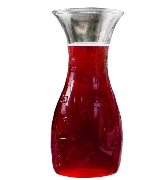 Red wine glass