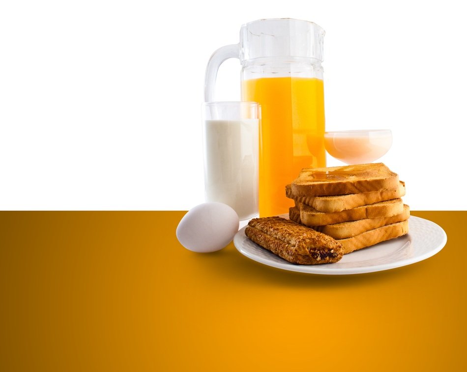 breakfast food drawing