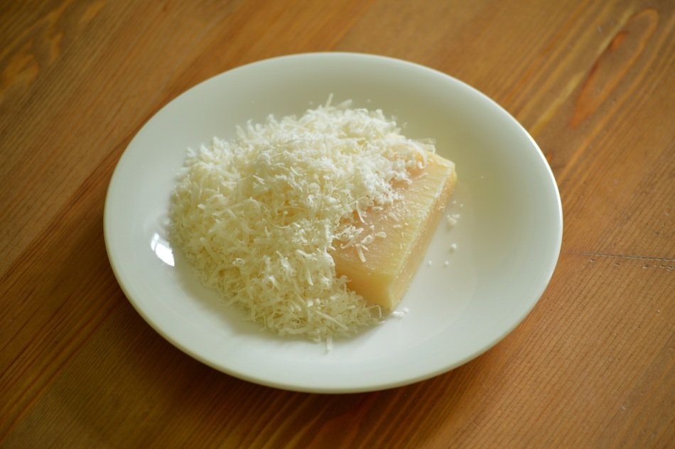 parmesan for the dish