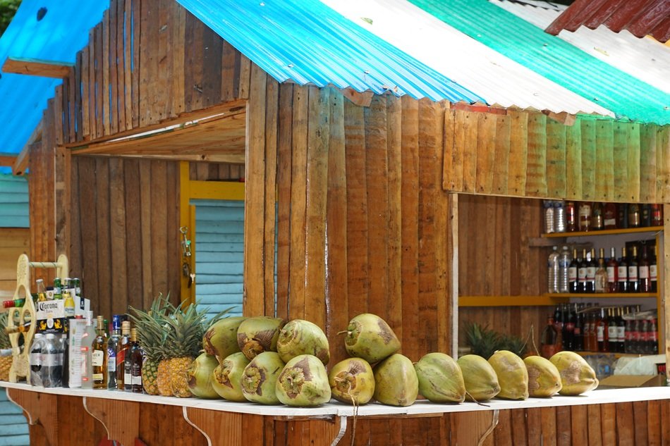 beach bar in the Caribbean