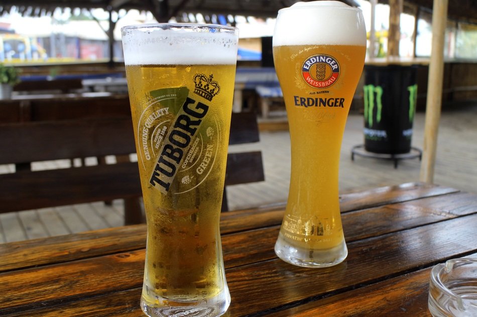 picture of the beer in a glasses