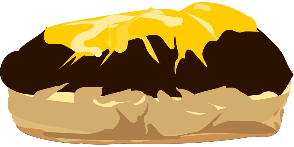 Bread with the custard