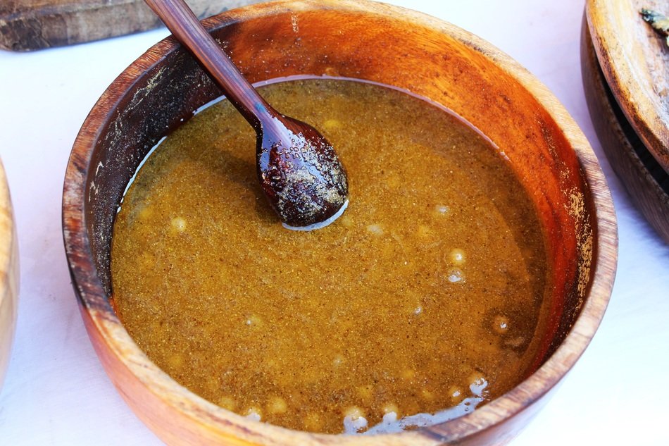 Traditional soup made of the chickpeas