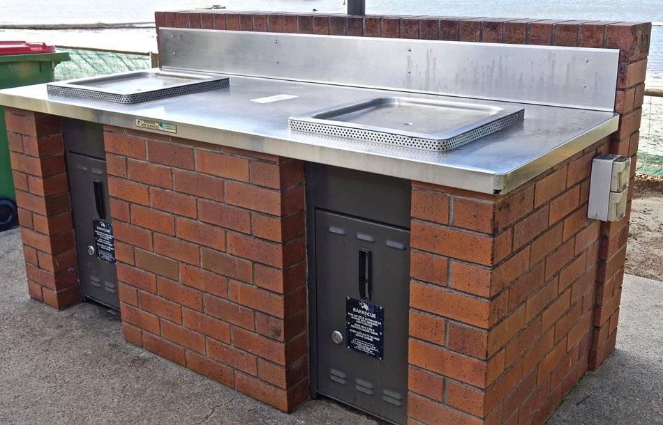 open stove outdoors