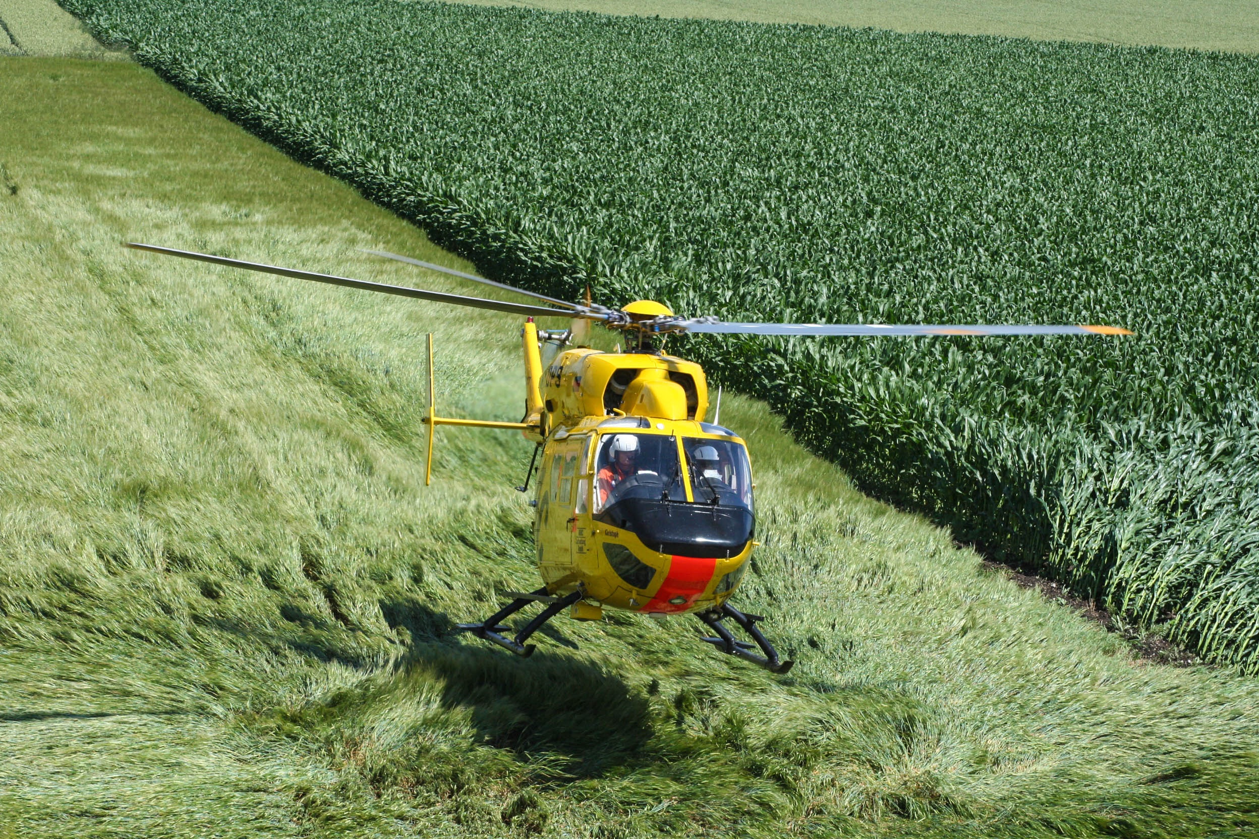 Taking off rescue helicopter free image download