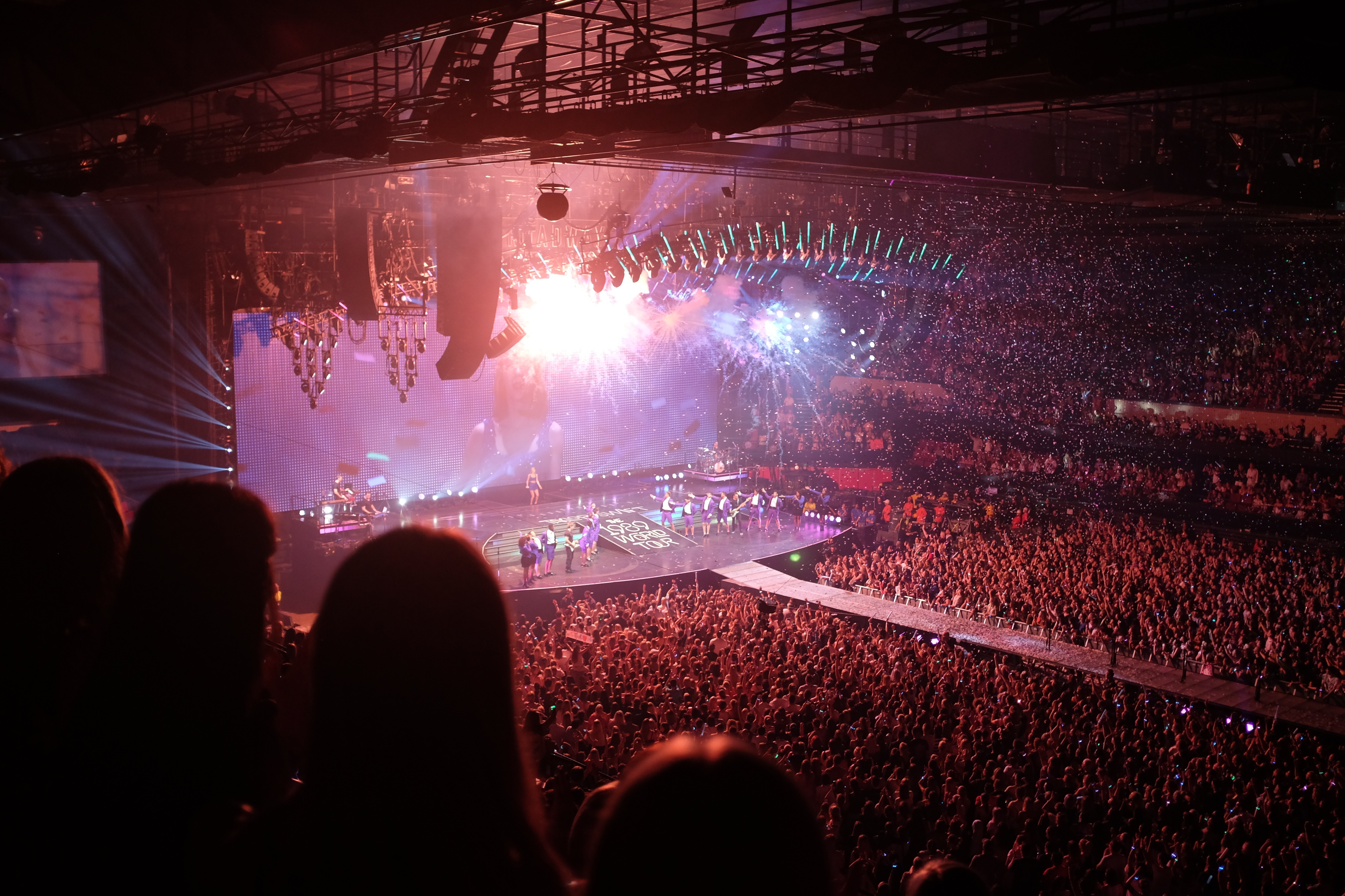 view from stage concert