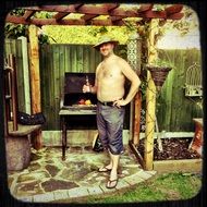 Summer Barbecue man