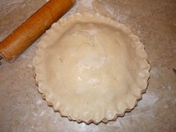 Apple Pie ready for oven