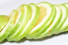 sliced lemon
