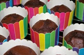 birthday chocolate muffins