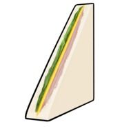 graphic image of a sandwich