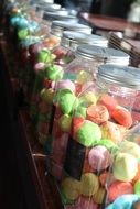 picture of the Candies in a jars