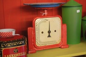 old kitchen scales