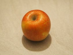 sweet ripe apple on the table