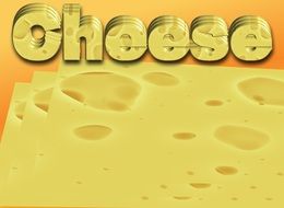 cheese as a banner