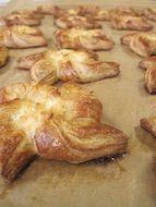Delicious sweet dessert pastry