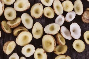 protected potato halves