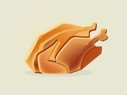 painted fried chicken