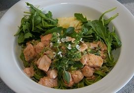 Salmon Rocket Pasta