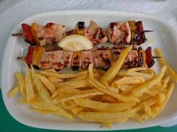 Potatoes with the chicken