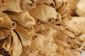 dried vegetables close up