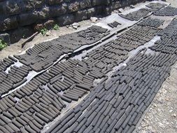 production of charcoal in briquettes