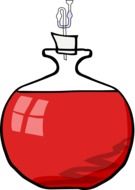 Wine bottle clipart